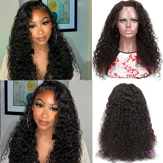 YVONNE HD Lace Series 5*5 / 6*6 / 13*4 Lace Wigs Italian Curly Virgin Hair Lace Front Wigs Pre-plucked Natural Color 