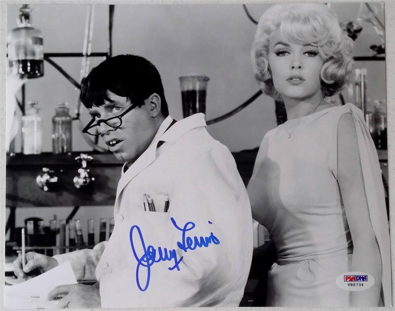 JERRY LEWIS Signed THE NUTTY PROFESSOR Auto 8x10 Photo Poster painting PSA/DNA COA AUTOGRAPH (C)