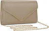 Abendtasche Damen Clutch PU Leder Envelope Tasche Handtasche mit Kette Kleine Umh&auml;ngetasche Achseltasche Portemonnaie Tasche Unterarmtasche f&uuml;r Hochzeit Tanzparty Bankett