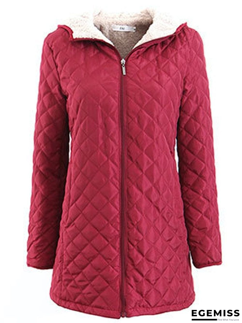 Casual Vintage Sporty Basics Hooded Loosen Simple Outerwear | EGEMISS