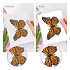12pcs Butterfly 5D DIY Square Drill Diamond Painting Kits for Adults Beginners Home Decor Diamonds Paintings Gem Art 5.91x7.09in