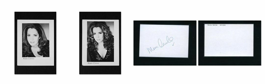 Maria Canals - Signed Autograph and Headshot Photo Poster painting set - Wizards of Waverley