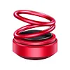 Solar Powered Aroma Diffuser Rotating Suspension Double Ring Car Perfume for Car