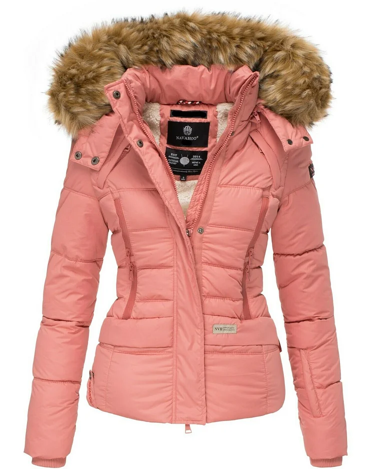 Women's winter short coat to keep warm