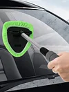 Windshield Cleaner Extendable Handle Car Window Cleaning Tool for Car & Home Use