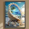 Beach Shells-Full Round Diamond Painting 30*40CM