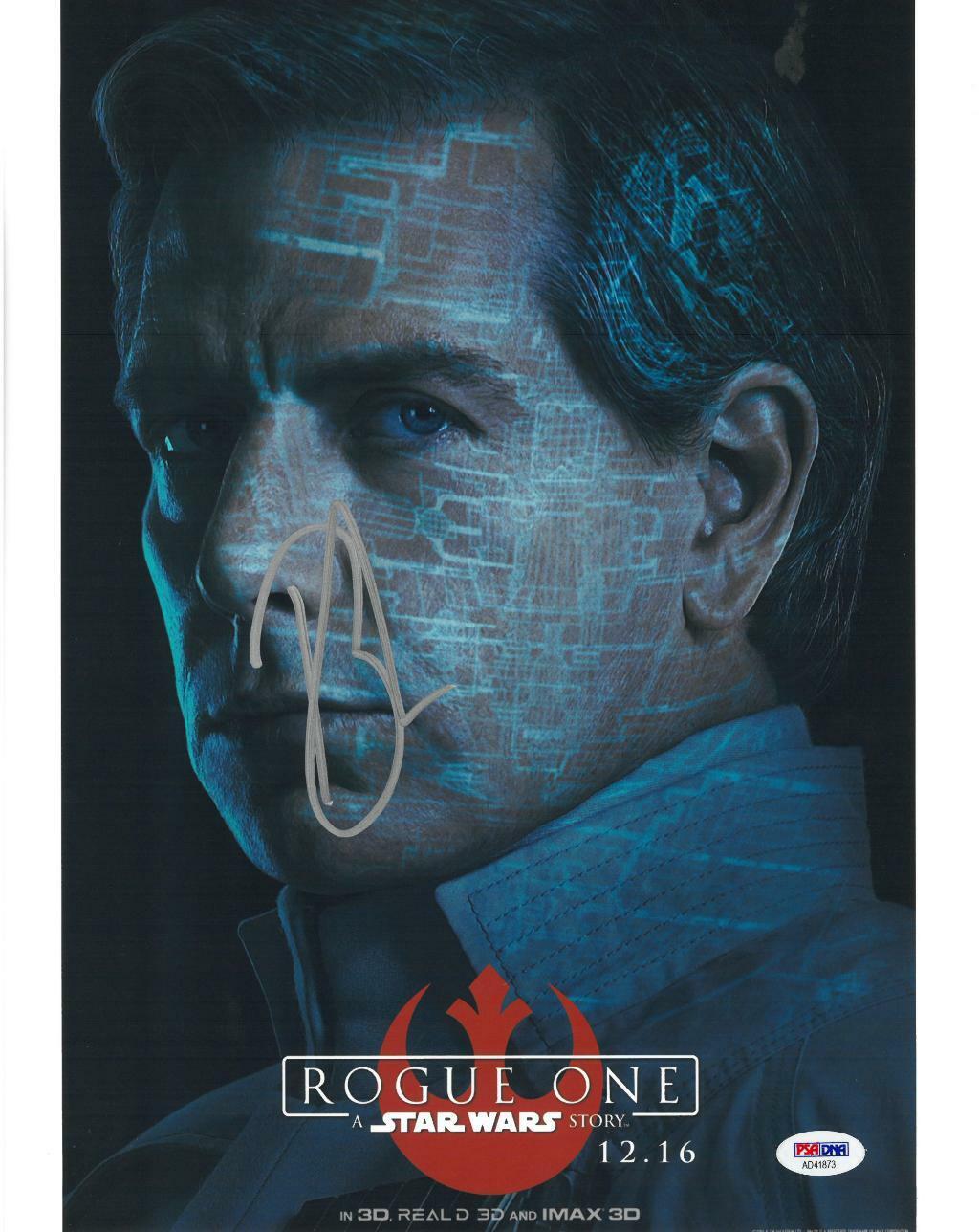 Ben Mendelsohn Signed Star Wars Rogue One Auto 11x14 Photo Poster painting PSA/DNA #AD41873