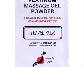 pornhint Pornhint Nuru Massage Powder Travel Pack Made in Japan, Waterbased Massage Gel Powder for Nuru Massage, Sensual Couple Body Massage Gel
