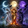 Luxury AB Velvet Diamond Painting Kit - Witch