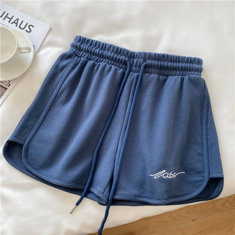 Uveng Uveng Shorts Women's Summer 2024 New Style Loose Outside Wear Home Pajama Pants High Waist Casual Wide-Leg Yoga Hot Pants Tide