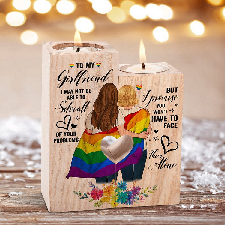 LGBT Candle Holder, LGBT Day Pride Candle Holder, Gift For Her