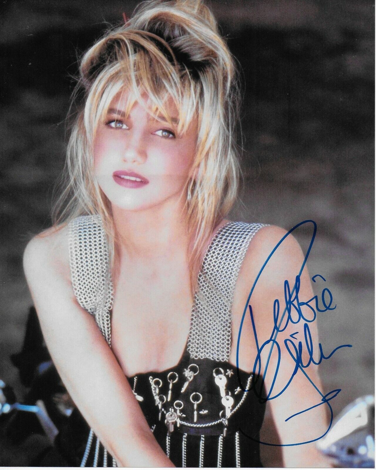 Debbie Gibson Original Autographed 8X10 Photo Poster painting #56