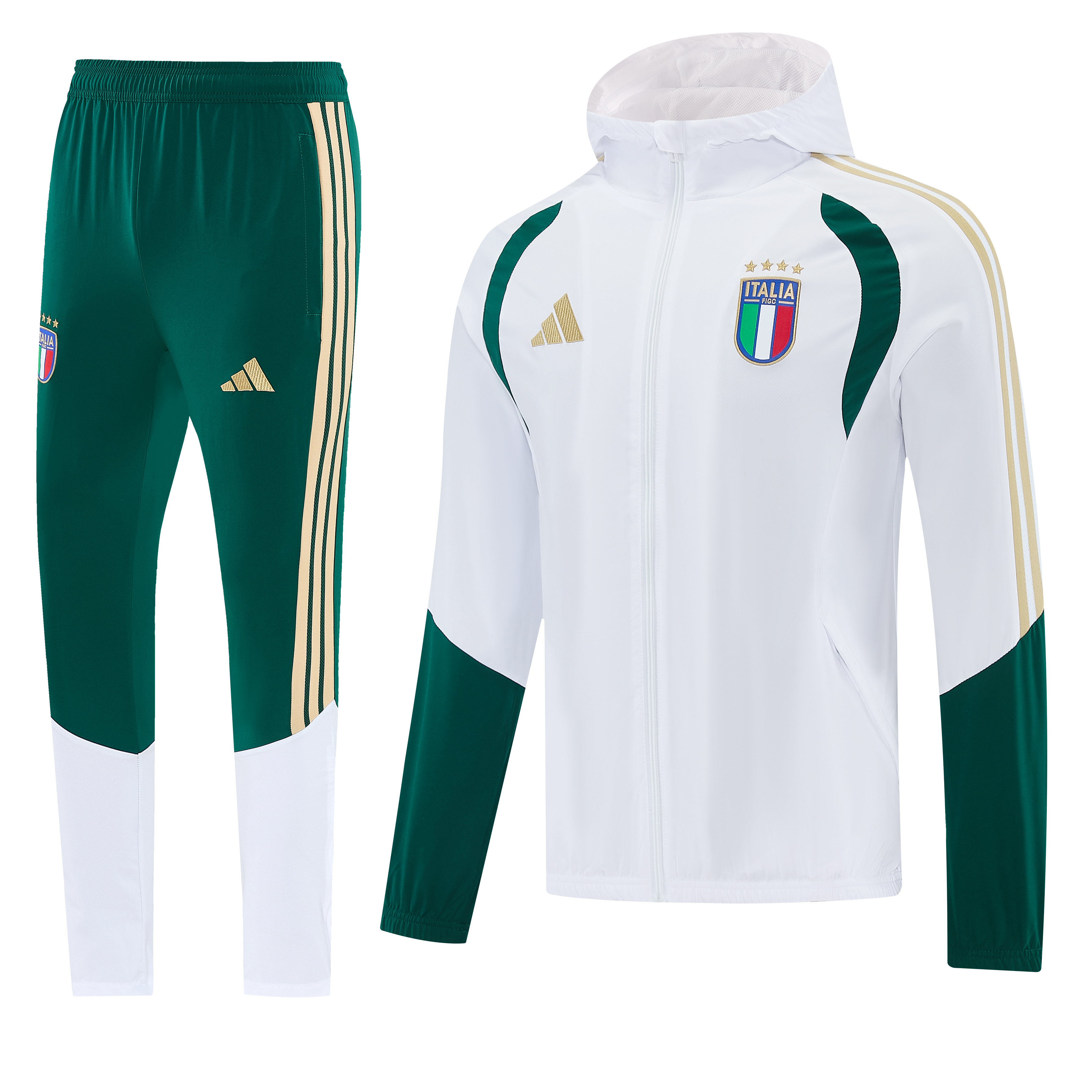 2026 Italy FIGC All Weather Jacket white suit