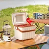 6L Camping Cooler Box Insulated Ice Chest Portable Ice Bucket for Outdoor Use