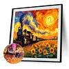 Diamond Painting-5D Full Round Drill Little Train(40x40cm)