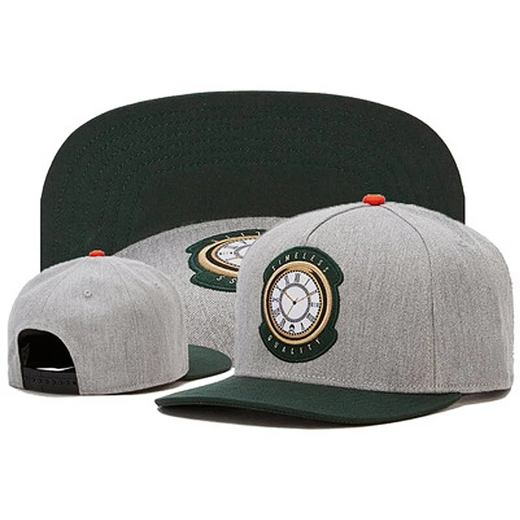 Fastball cap hip hop baseball cap Clock embroidery hat Men and women Street caps cotton snapback hats adjustable gorras