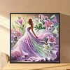 Diamond Painting-DIY Crystal Rhinestone Lily Dancing Girl(Box Packaging)