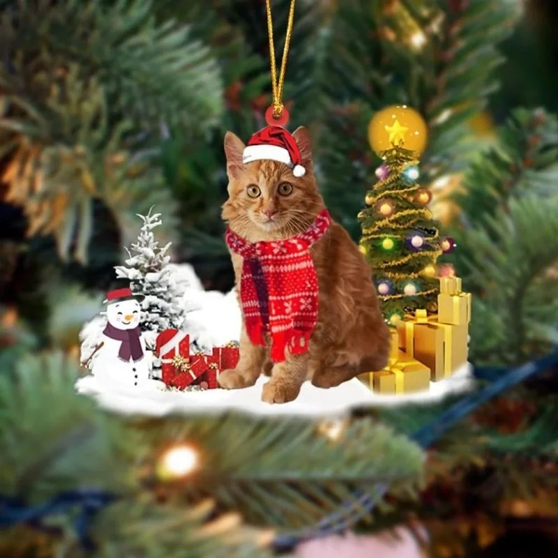 VigorDaily American Bobtail Cat Christmas Ornament SM152