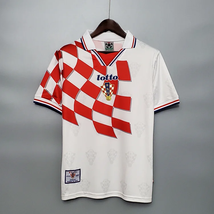 Kroatien Away Retro Trikot WM 1998