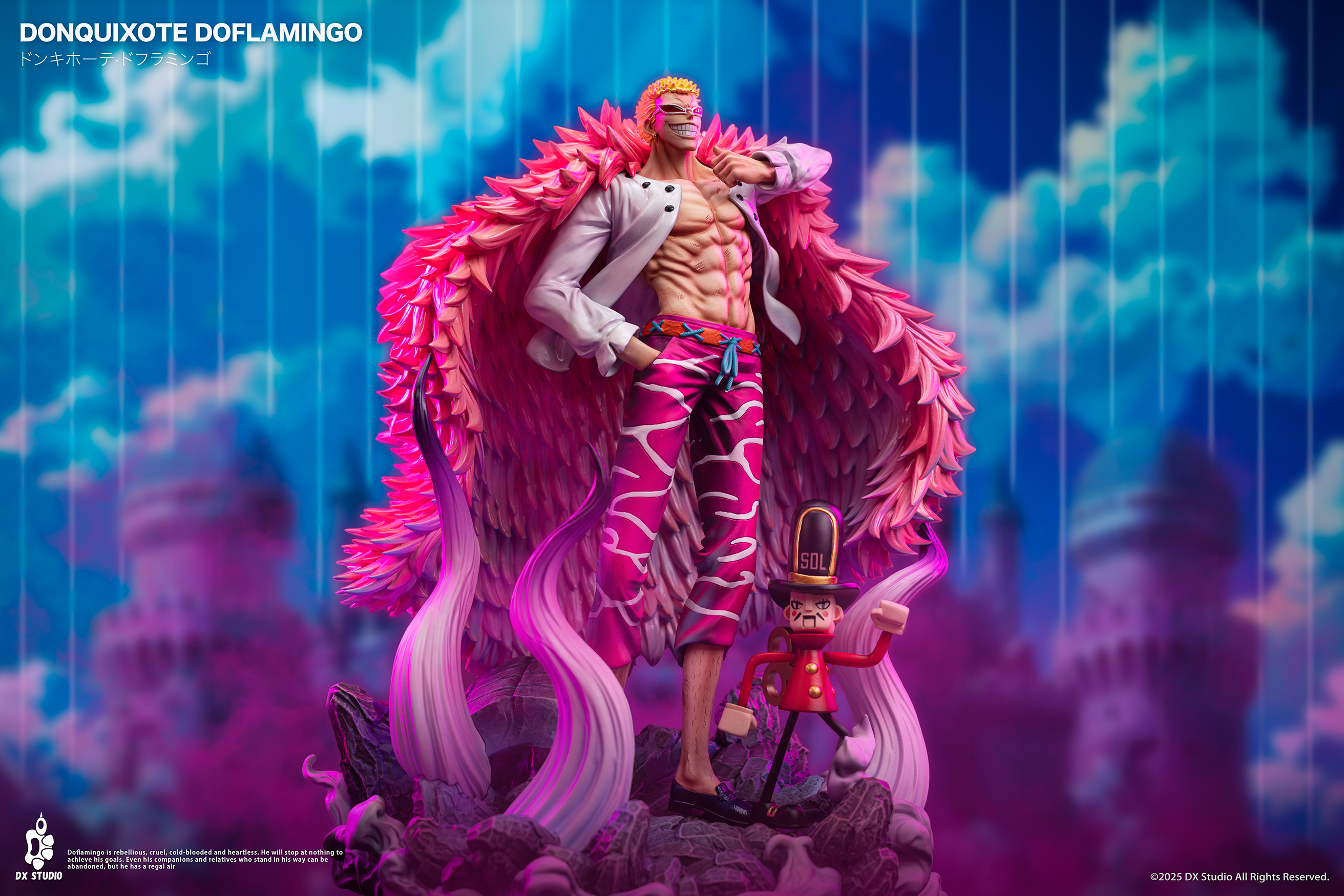 DX Studio - One Piece Donquixote Doflamingo Statue(GK)-