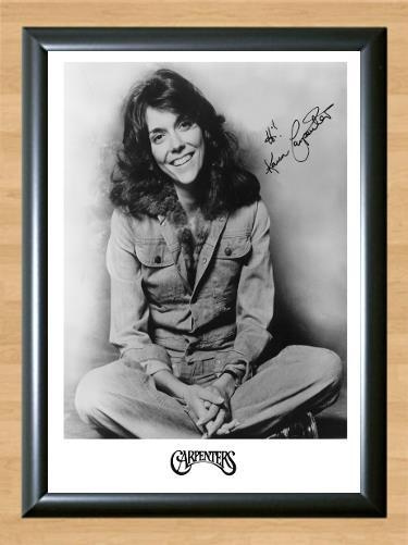 Karen Anne Carpenter Carpenters Signed Autographed Photo Poster painting Poster Print Memorabilia A4 Size