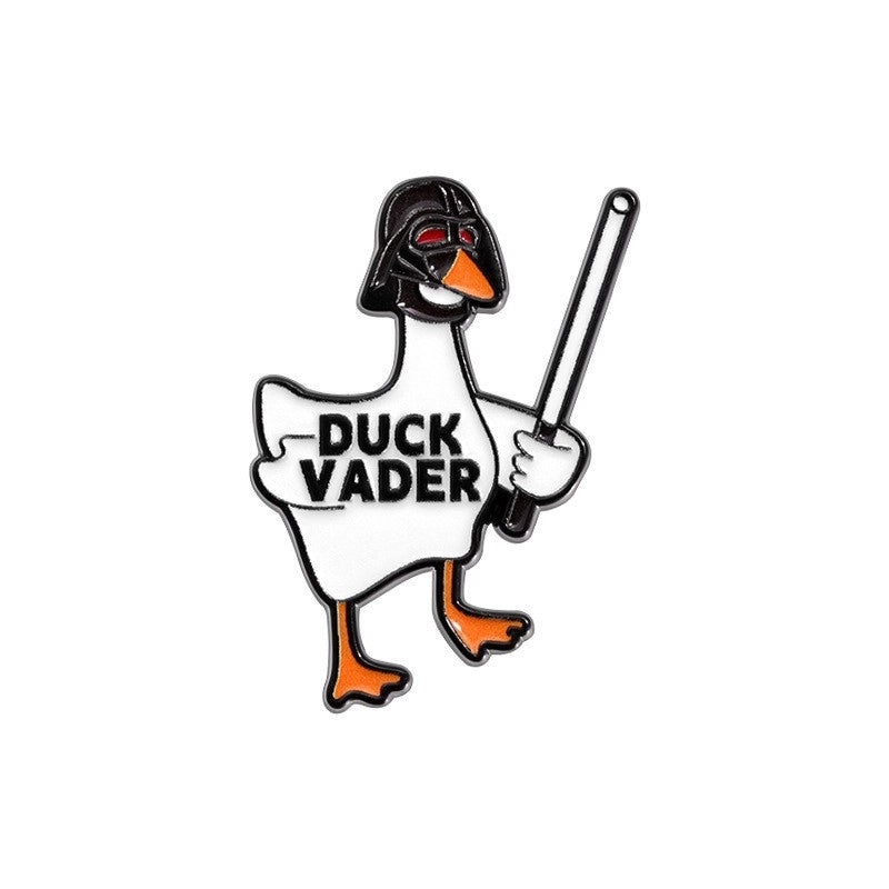 Cartoon Style Cute Pin Duck Zinc Alloy Stoving Varnish Plating Unisex Brooches