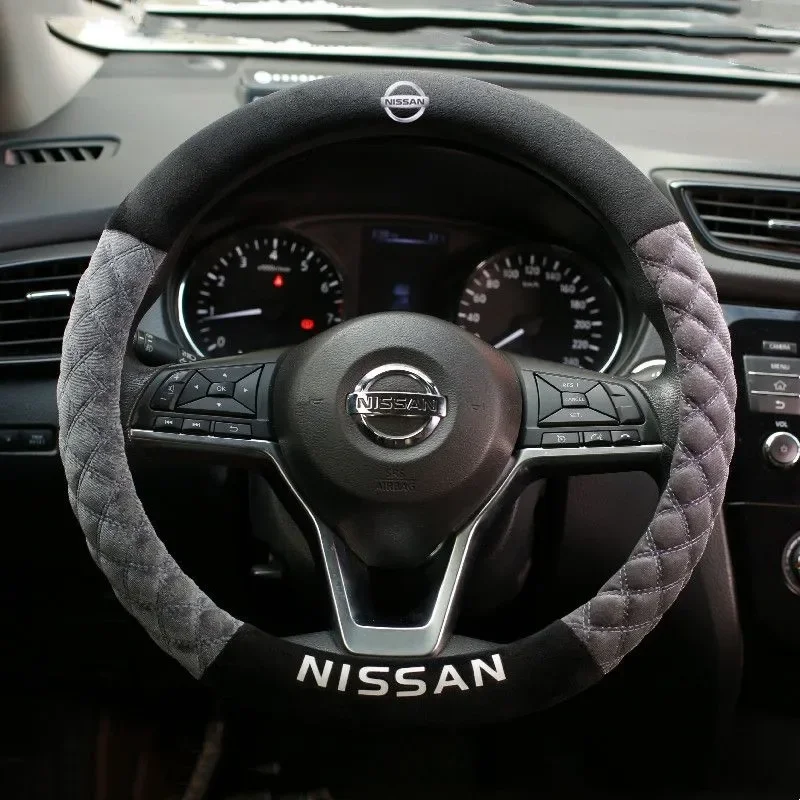 Car Winter Plush Steering Wheel Cover