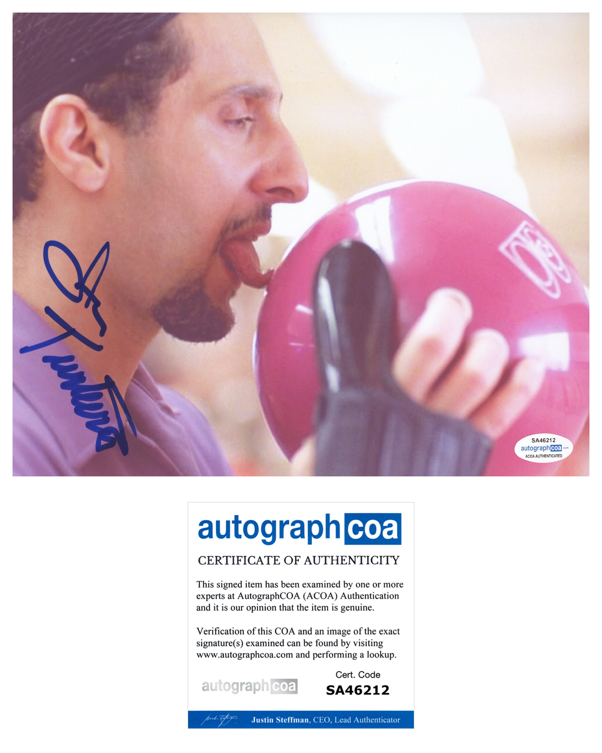 John Turturro Signed Autographed 8x10 Photo Poster painting The Big Lebowski Jesus ACOA COA