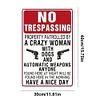Warning - Vintage Metal Signs(12*16Inch) - Warning