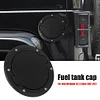 Car Fuel Filler Door Cover Black Oil Gas Tank Cap for  Wrangler JK 2007-2017