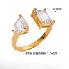 Shine Zircon 18K Golden Ring