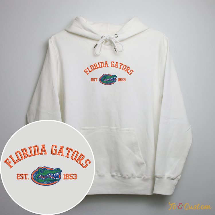 TOSCUSTOM™ Custom College Florida Gators Hoodies NCAA Embroidered Sweatshirts