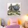 Cabin-11CT Stamped Cross Stitch 40*40cm/15.75*15.75in
