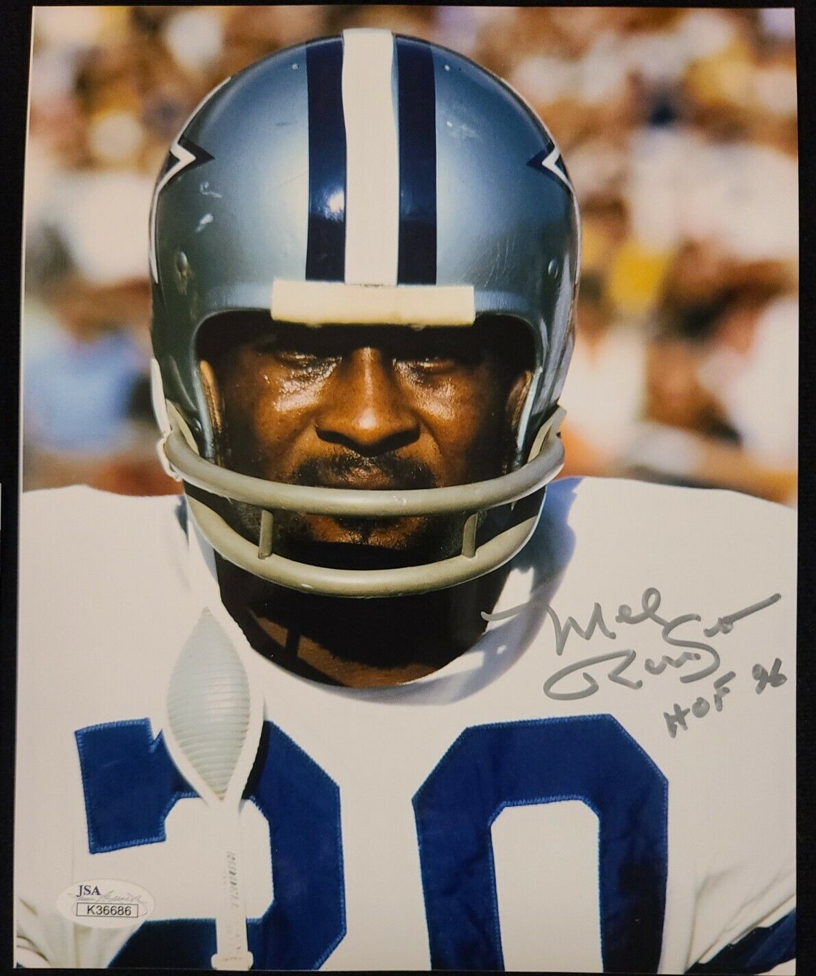 MEL RENFRO Dallas Cowboys Insc HOF 96