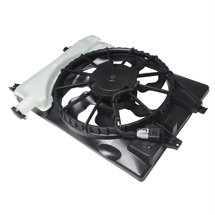 SEBLAFF Automotive Radiator Condenser Cooling Fan Assembly Replacement for 2014-2016 Elantra 2015-2016 Forte 2015 Forte Koup HY3115152 B01MYT9P59 12V Black