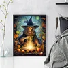 Halloween Witch - 11CT Stamped Cross Stitch - 40*50cm - Halloween