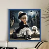 (Counted/Stamped)Cute Pet Girl-11CT Cross Stitch 40*40cm