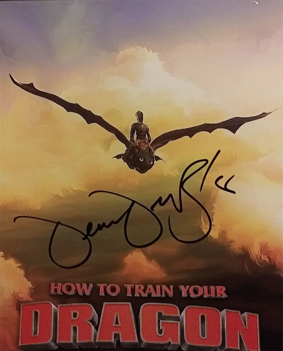 Dean DeBlois - How to Train Your Dragon - signed 8x10