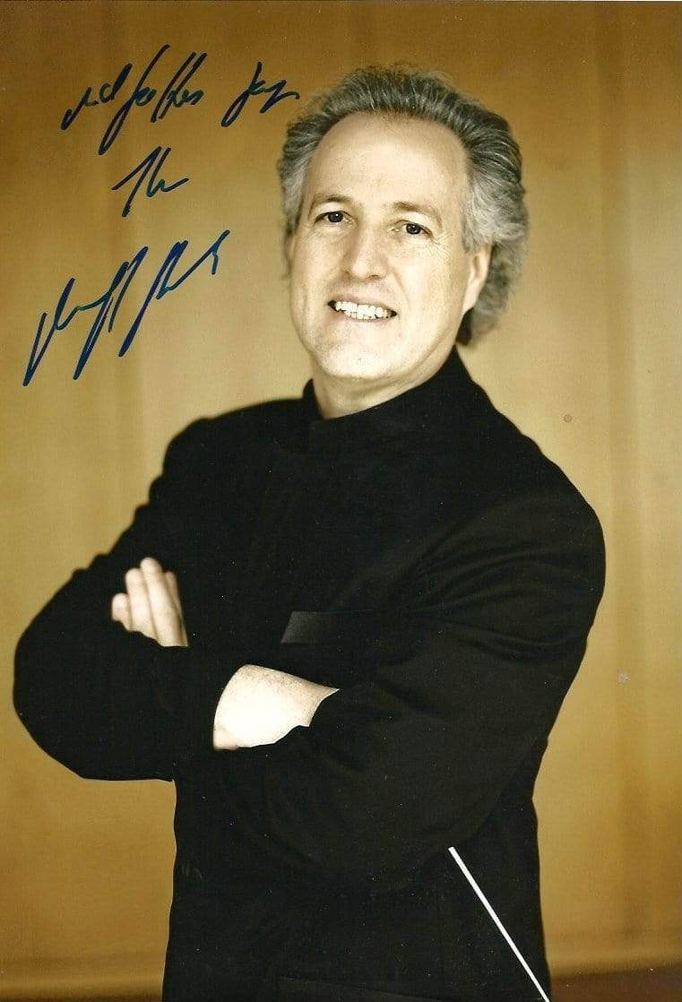 Manfred Honeck CONDUCTOR autograph, In-Person signed Photo Poster painting