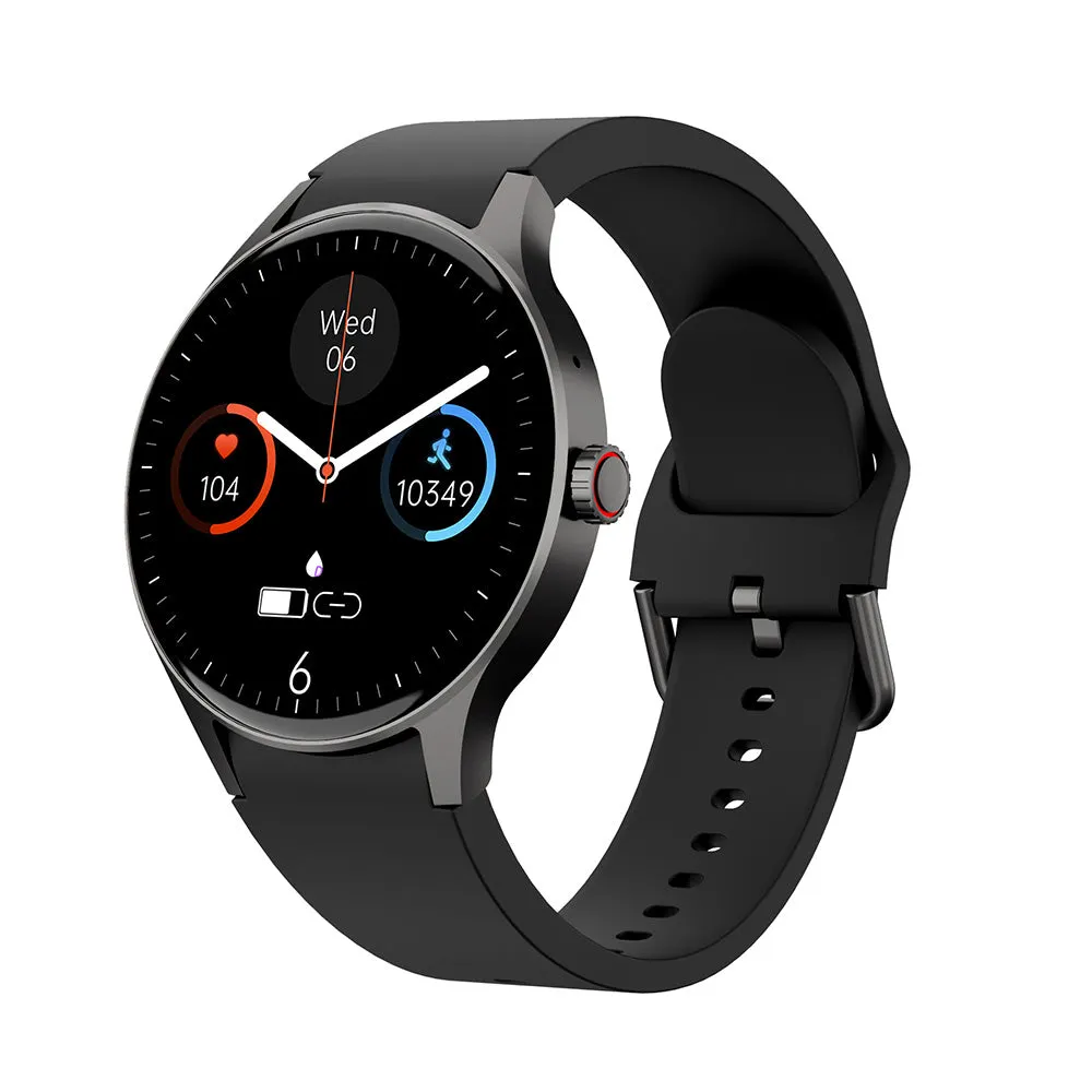 Blood Pressure Blood oxygen Monitoring Bluetooth Talk Play Music Health Waterproof Smartwatch