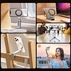 Mobile Phone Magnetic Bracket Magsafe Folding Rotating Aluminum Metal Clip Desktop Overhead Tripod Aircraft High-Speed Rail Selfie Stick