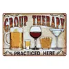 Groupe de bi&egrave;re glac&eacute;e - Panneaux en &eacute;tain m&eacute;tallique(20*30cm/30*40cm) - Bi&egrave;re