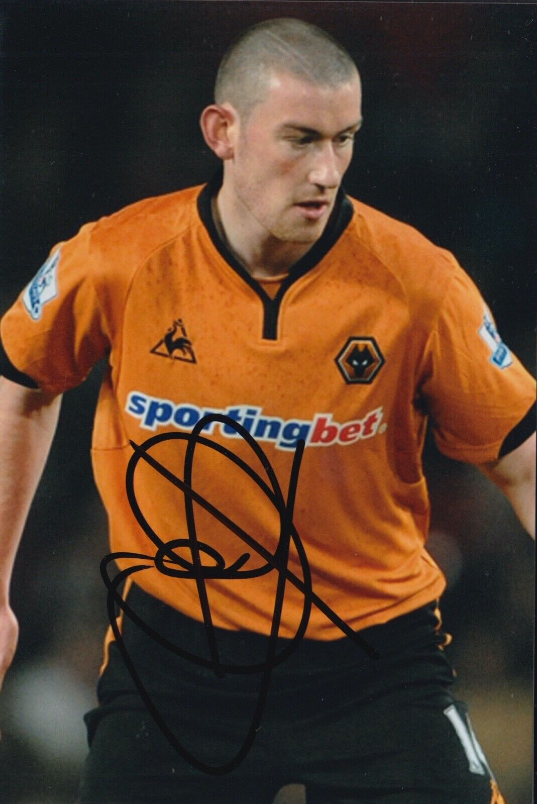 DAVID JONES HAND SIGNED 6X4 Photo Poster painting - FOOTBALL AUTOGRAPH - WOLVES 1.