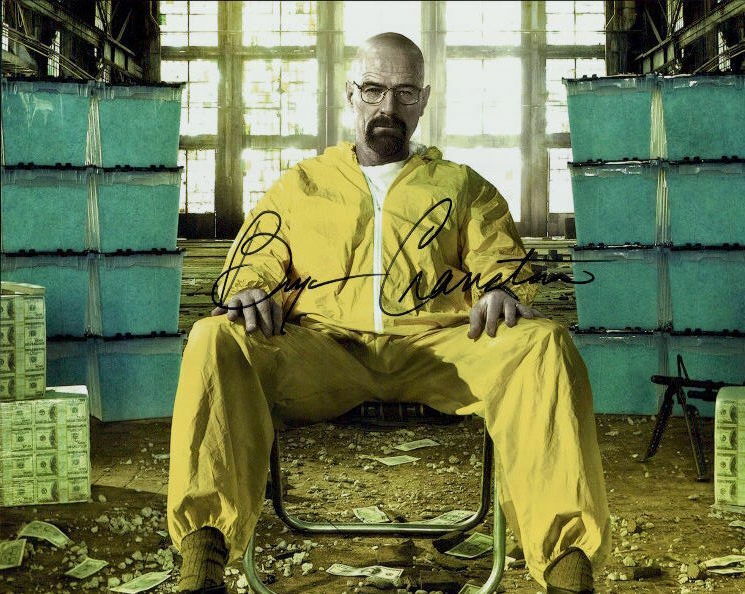 Bryan Cranston (Breaking Bad) signed 8x10 Photo Poster painting in-person