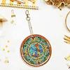 1PC DIY Diamond Painting Stained Glass Lettter Keychain