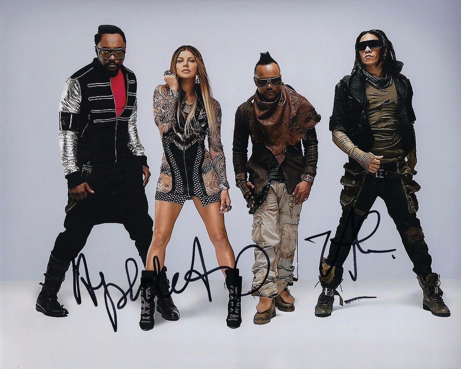 GFA Taboo & apl.de.ap * THE BLACK EYED PEAS * Signed 8x10 Photo Poster painting LA1 COA