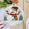 Christmas Snowman-Embroidery Kit