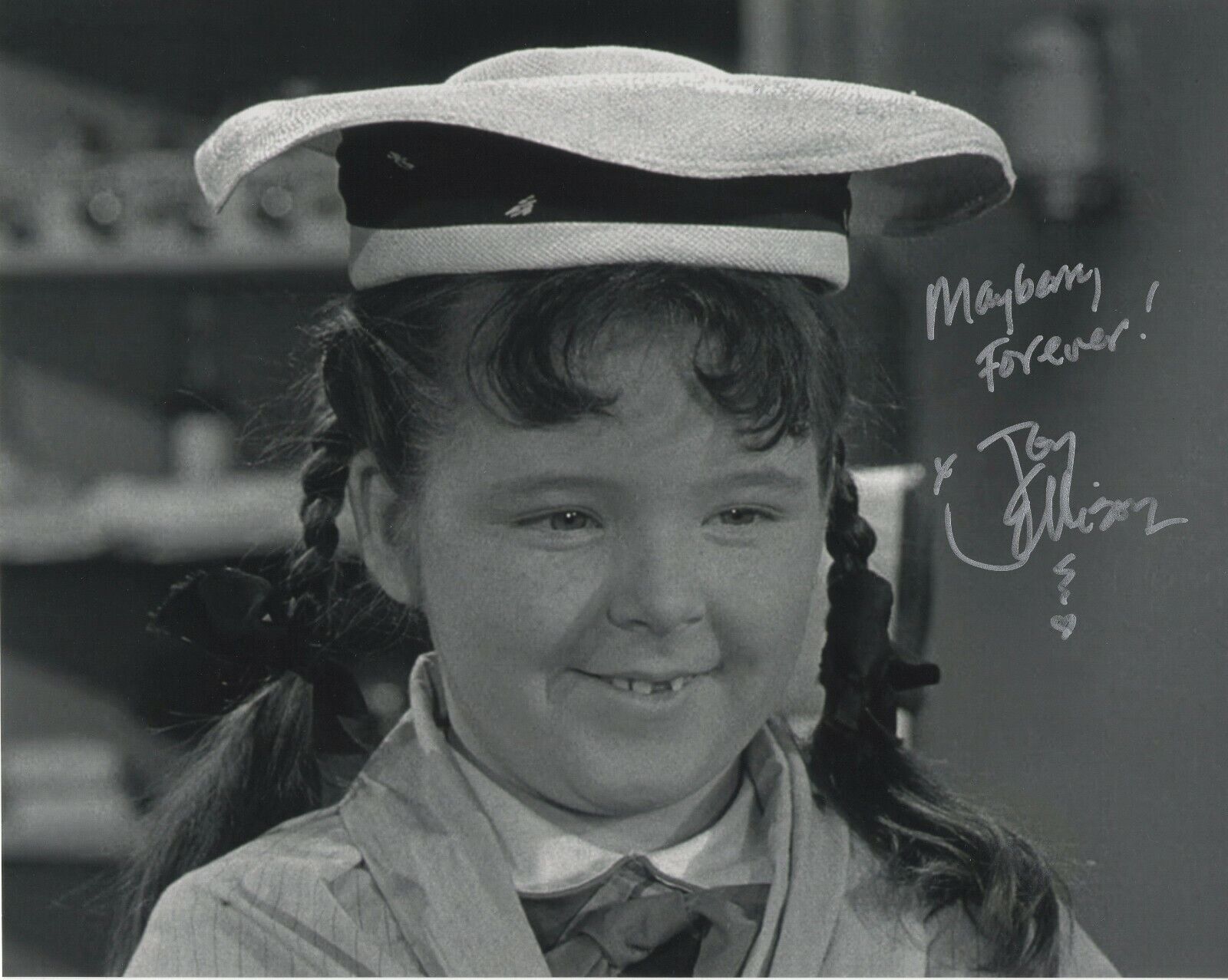 JOY ELLISON SIGNED AUTOGRAPH THE ANDY GRIFFITH SHOW 8X10 Photo Poster painting