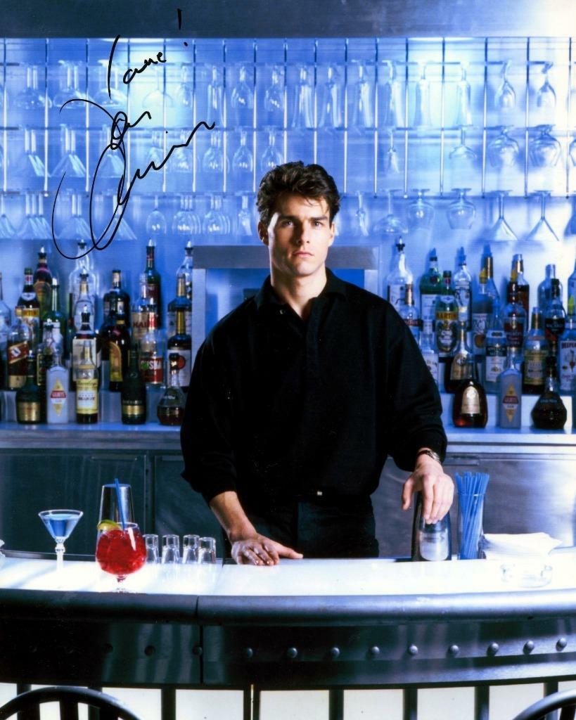 Tom Cruise Cocktail SIGNED AUTOGRAPHED 10 X 8