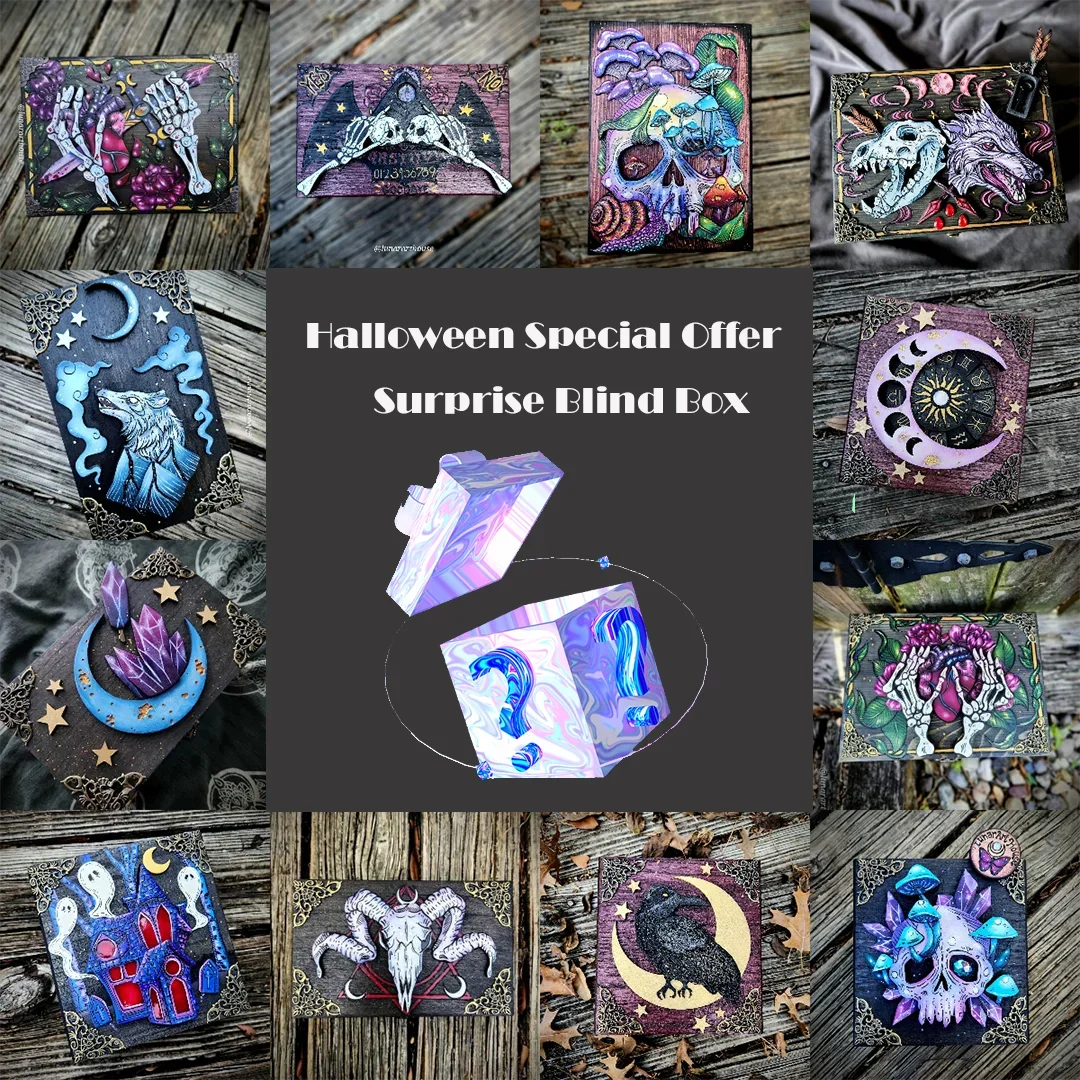 Halloween special launch, surprise blind box, low price, 36 kinds of key box random delivery!